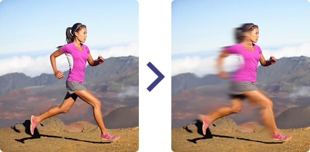 Retouch tools - Motion Blur