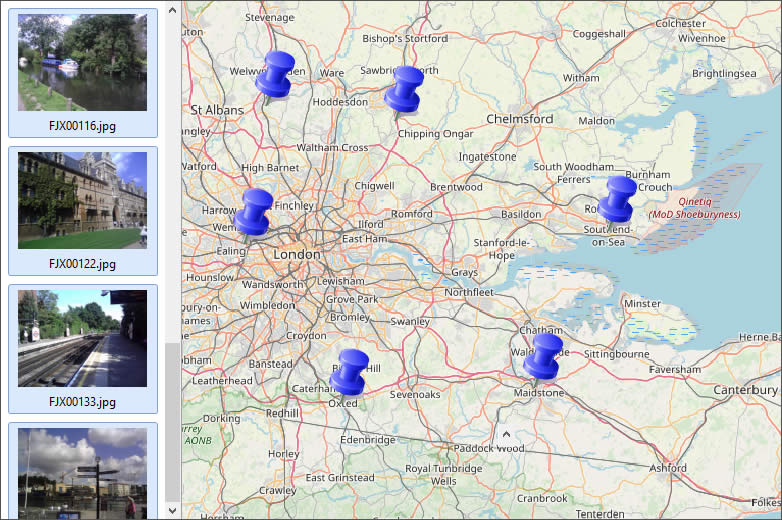 SlippyMap class to perform basic geo-location (automatic display of GPS-EXIF points on a map)